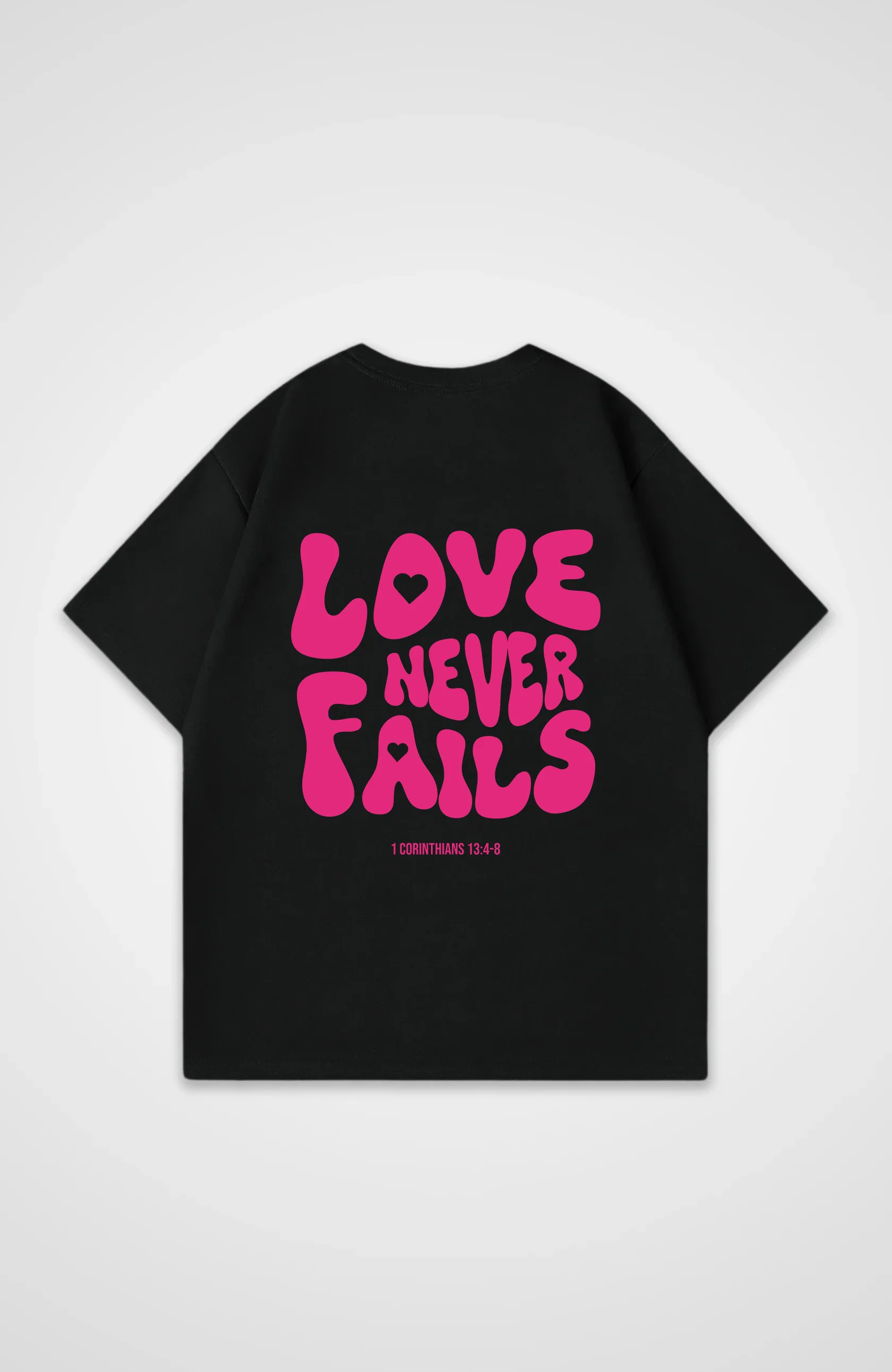 Love never fails Oversized Shirt - Image 3